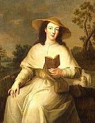 Jean-Baptiste Santerre Portrait de Louise Adeaide d'Orleans Spain oil painting artist